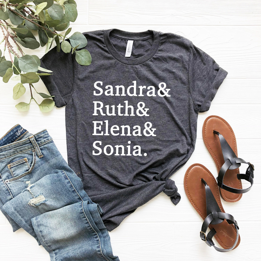 US Supreme Court Female Justices Luxury Tee Shirt